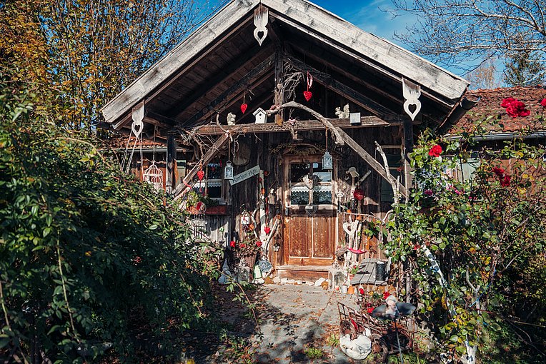 Die Märchenhütte auf dem Ferienhof Schöll