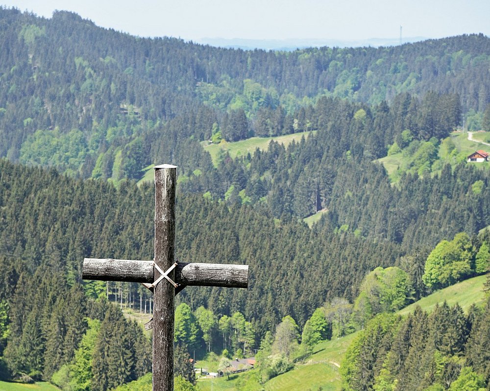 Gipfelkreuz in der Adelegg