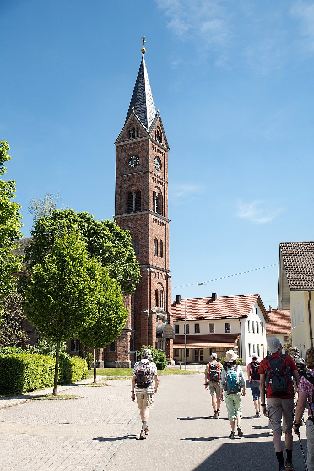 Kirche auf dem Crescentia-Pilgerweg