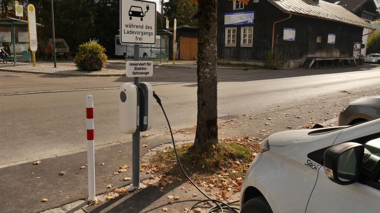 Ladestation für E-Autos in Fischen Ort