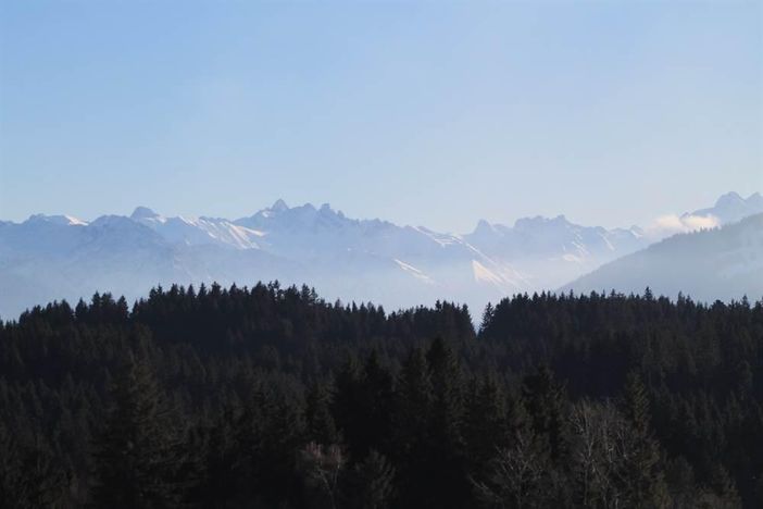 Ihr Ausblick aus im Kaminzimmer mit Balkon