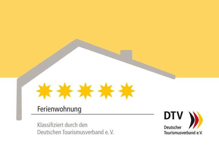 DTV-Kl_Schild_Ferienwohnung_5 Sterne