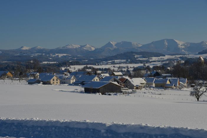 Ferienwohnung Familie Kleinert - Blick aufs Dorf