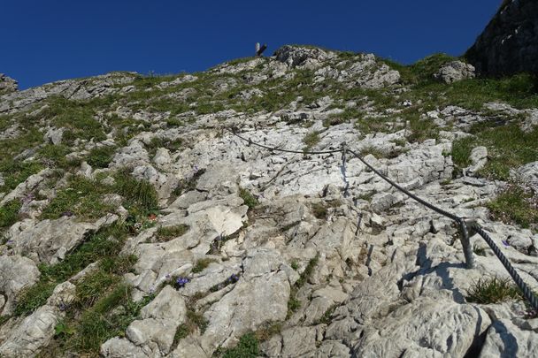 Kraxelpassage hoch zum Aggenstein