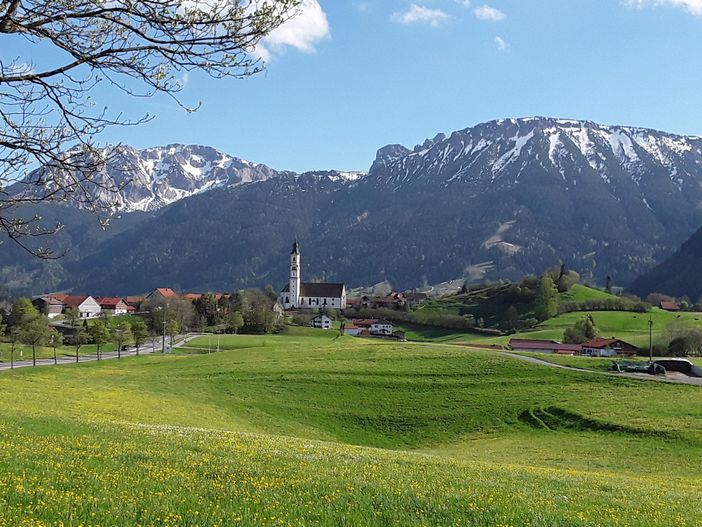 Blick auf die Berge