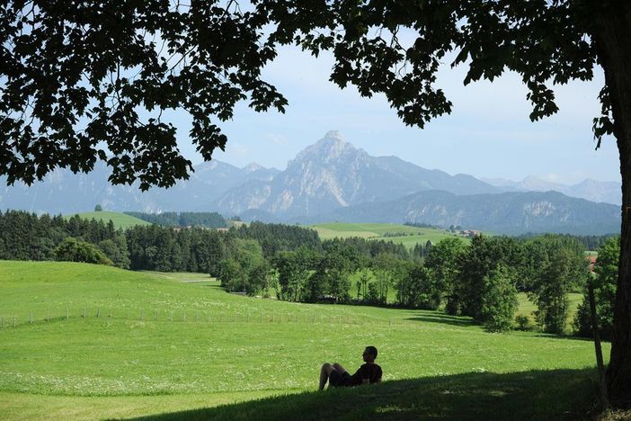 freier Blick auf die Berge