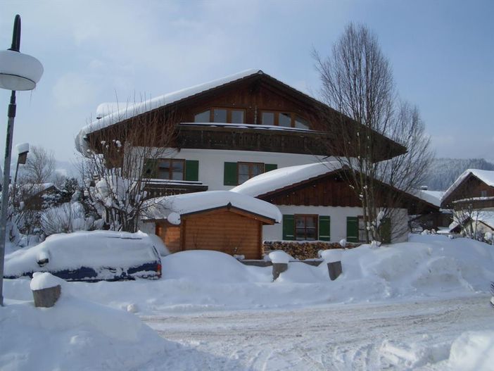 Unser Haus im Winter