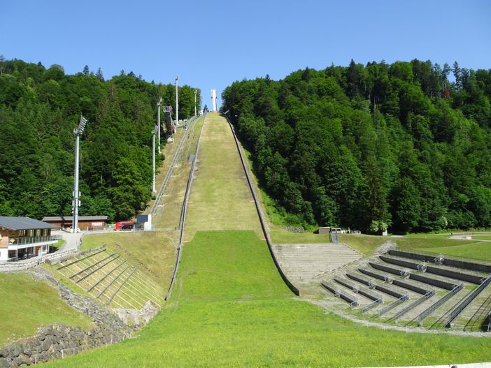 ... Skiflugschanze in Oberstdorf ...