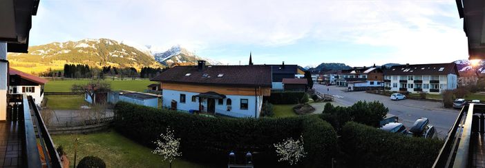 Blick vom Balkon Weilerstr.