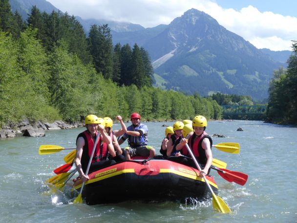 Familienrafting Allgäu