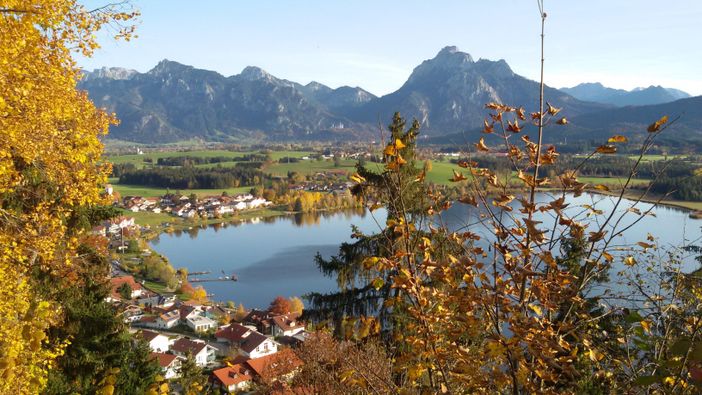 Wanderung Burgruine Hopfen-Blick auf den Hopfensee