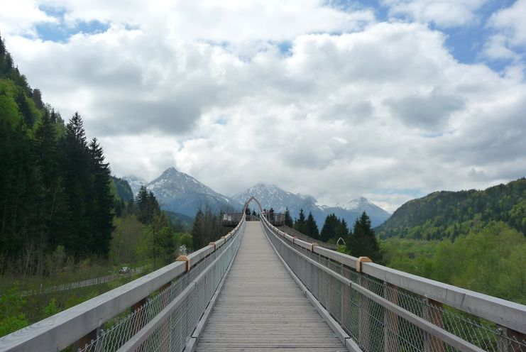 Der Baumkronenweg im Walderlebniszentrum Ziegelwies