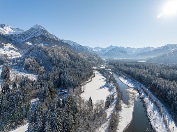 Auwaldsee neben der Iller - Fischen i. Allgäu