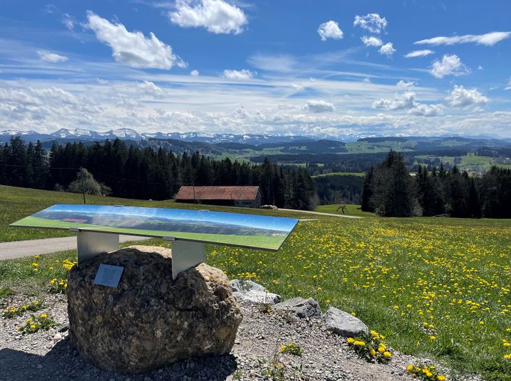 Panoramatafel in Schweineburg