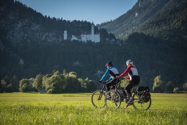 Blick auf Schloss Neuschwanstein