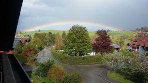 Blick vom Balkon