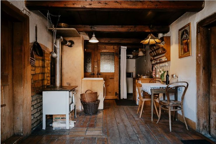 Hütte Holzhaus Besler, innen