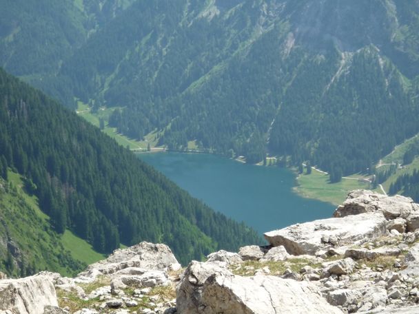 Blick auf den Vilsalpsee