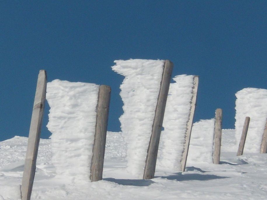 Winterstimmung am Horn