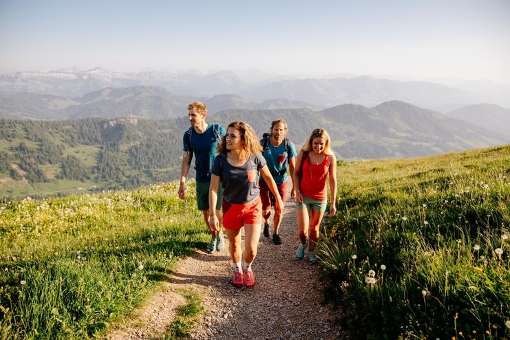 Auf dem Weg zum Hochgratgipfel