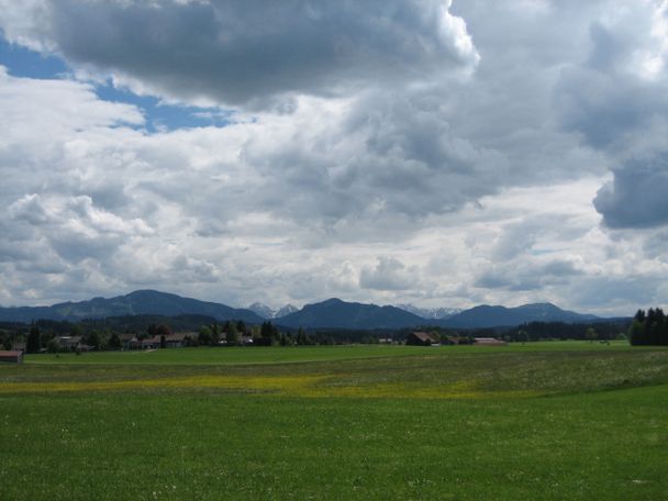 Aussicht nahe Görisried