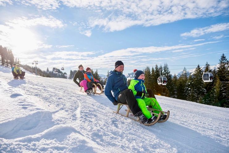 Rodeln im Skigebiet Ofterschwang Gunzesried