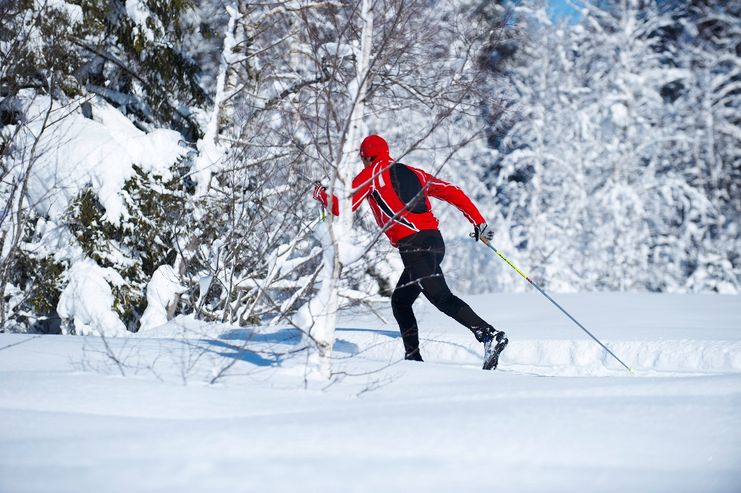 Winterspaß in der Loipe