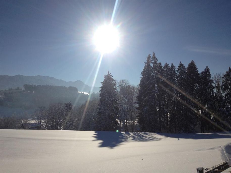 Winterlandschaft - Blick ins Tal