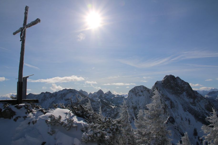 Gipfelkreuz auf dem Breitenberg