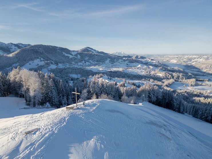 Hündle Gipfel im Winter