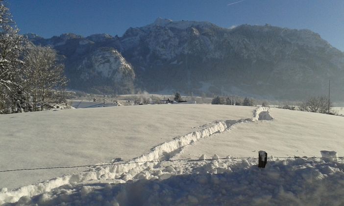 Blick auf den Tegelberg