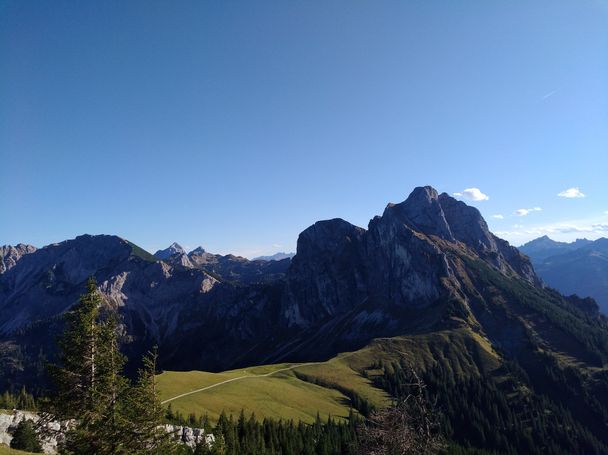 Blick vom Breitenberg auf den Aggenstein