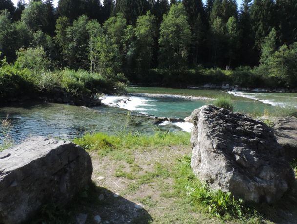 Am Illerursprung kurz nach Oberstdorf