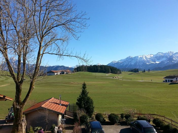 Bergblick Frühjahr