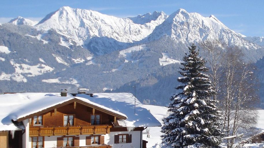 Haus Alpenblick Winter Westseite