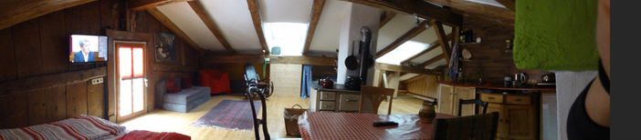 Panoramafoto der Wohnung B