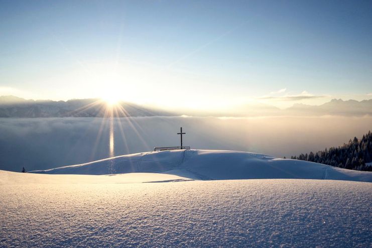 Winter Sonnenaufgang am Ofterschwanger Horn im All