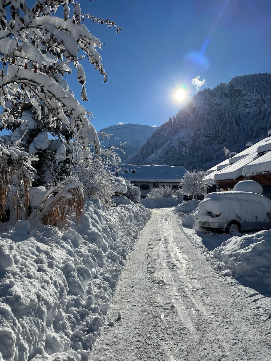 Blick Breitenberg-Kienberg vor dem Haus