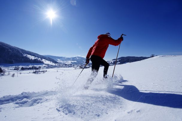 Schneeschuhwandern in Oberstaufen