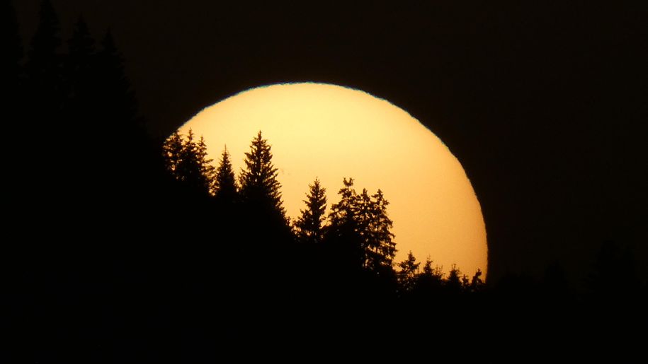 Sonnenuntergang am 18.06.2022