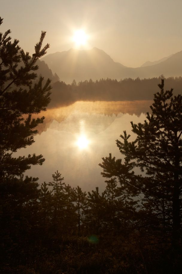 Baggersee in Weißenbach am Lech