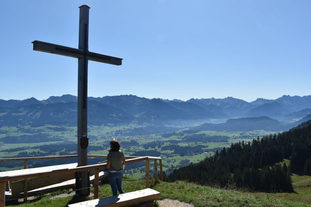 Von Gunzesried übers Ostertaltobel aufs Ofterschwanger Horn