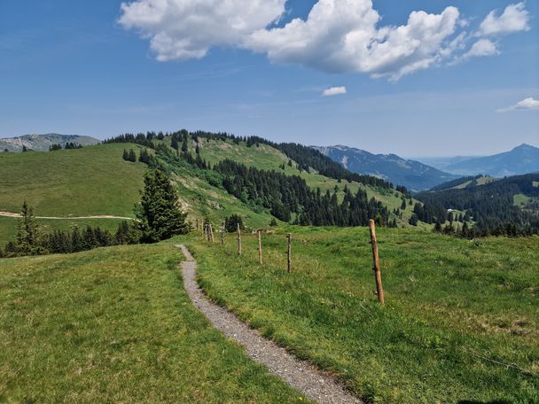 Auf dem Weg aufs Bleicherhorn