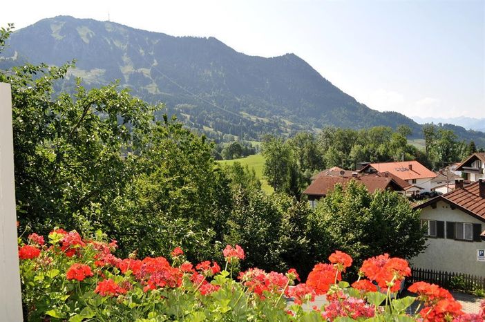 Ausblick vom Balkon