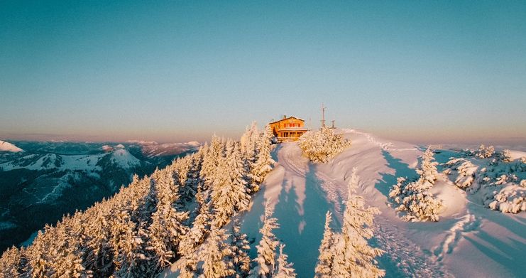 Skitour zur Ostlerhütte über Jägerhütte