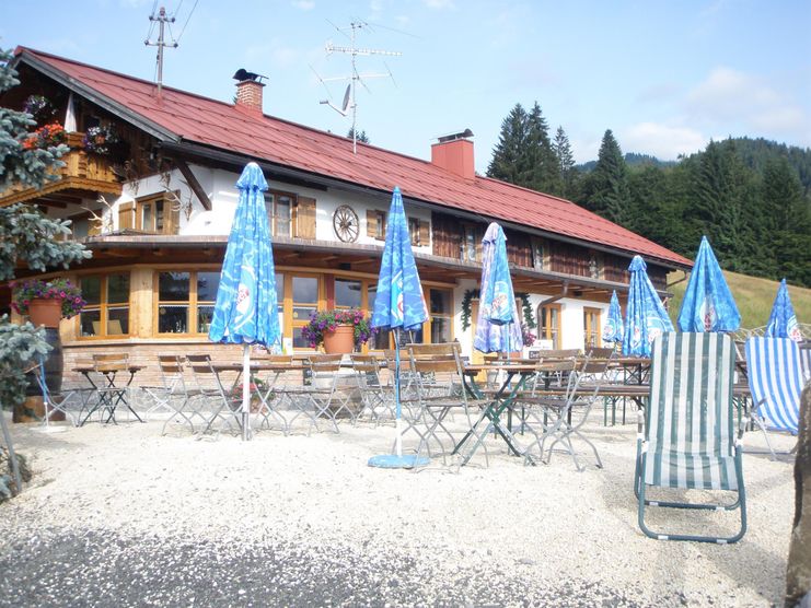 Terrasse am Berghof Schwarzenberg