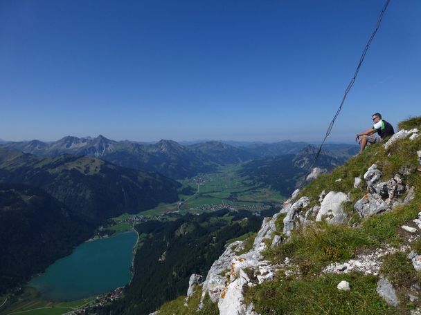 Am Gipfel der Roten Flüh