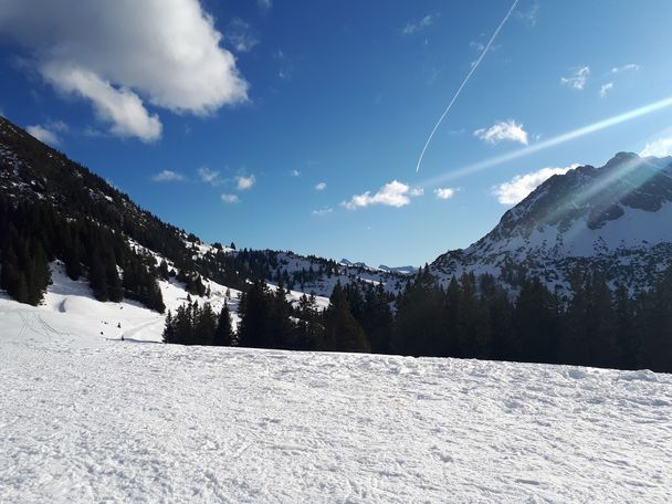 Richtung Nesselwängler Edenalpe