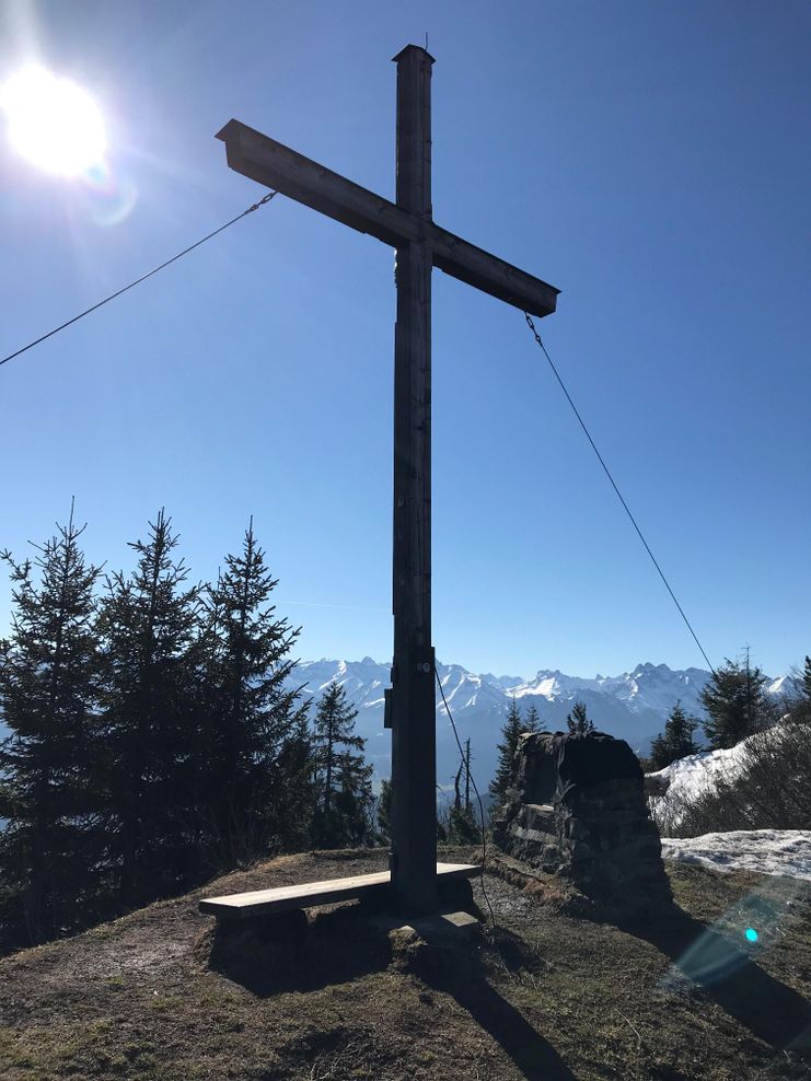 Gipfelkreuz am Bolsterlanger Horn