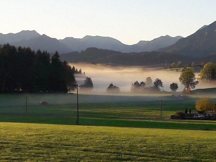 Aussicht im Herbst Terrasse Haus Schabel MariaHIlf